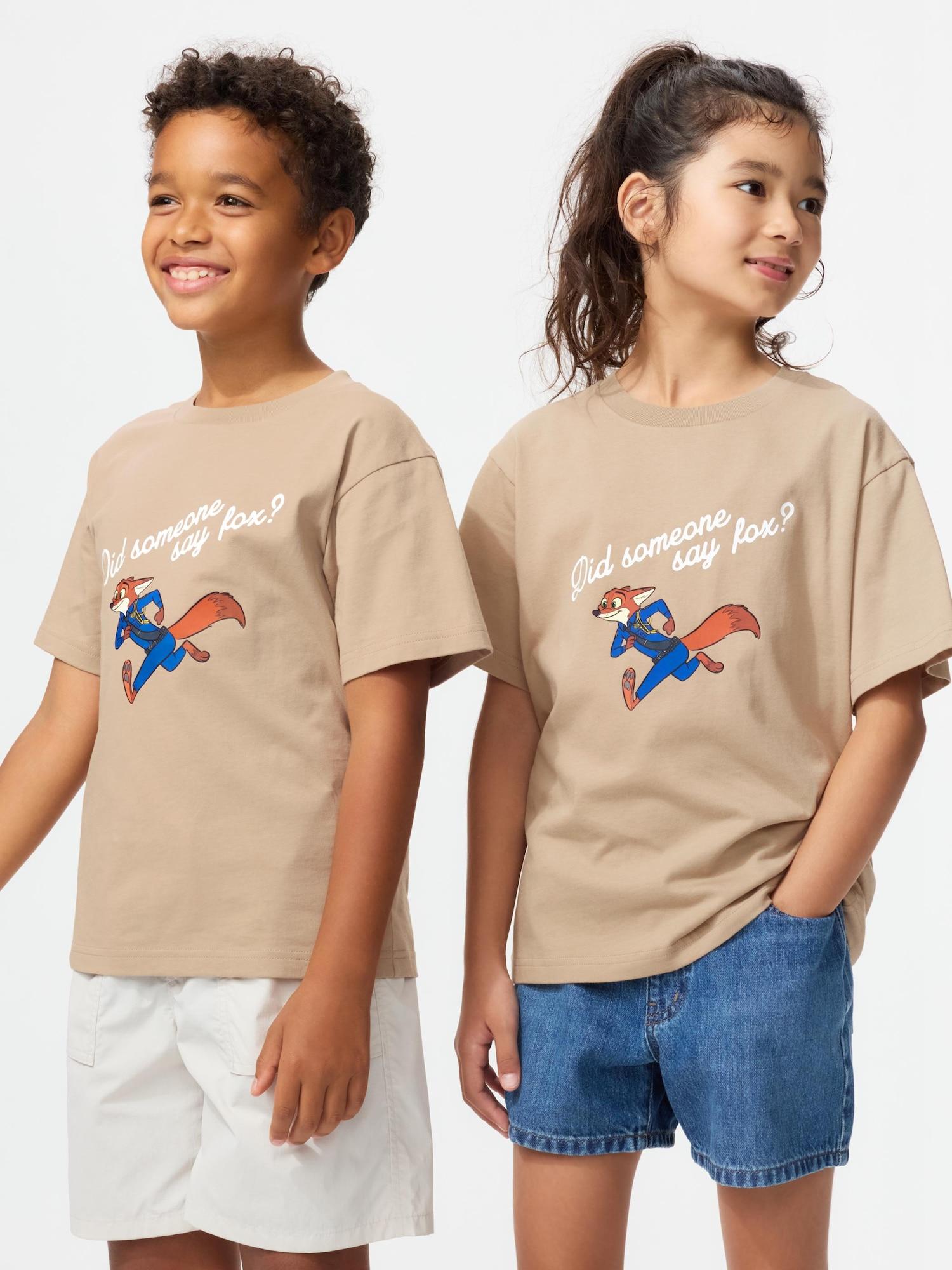 

Uniqlo Детская футболка с графикой ZooTopiA UT с коротким рукавом A 31 BEIGE/KIDS 140