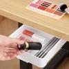 Under Desk Drawer Storage Organizer Multifunctional Large Capacity Storage Box Strong Adhesive Table Shelf