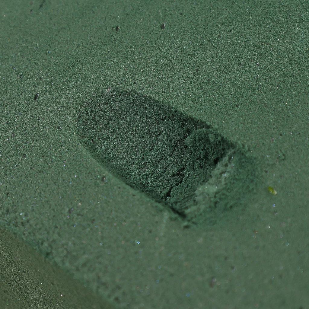 Blocco di Spugna Floreale Verde Umida per Fiori Freschi Artificiali, Spugna per Composizioni, Decorazioni per Casa, Feste di Compleanno, Festività