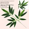 Bamboo Indoor Screen: Dense Green Fake Bamboo Leaves for Plant Landscaping