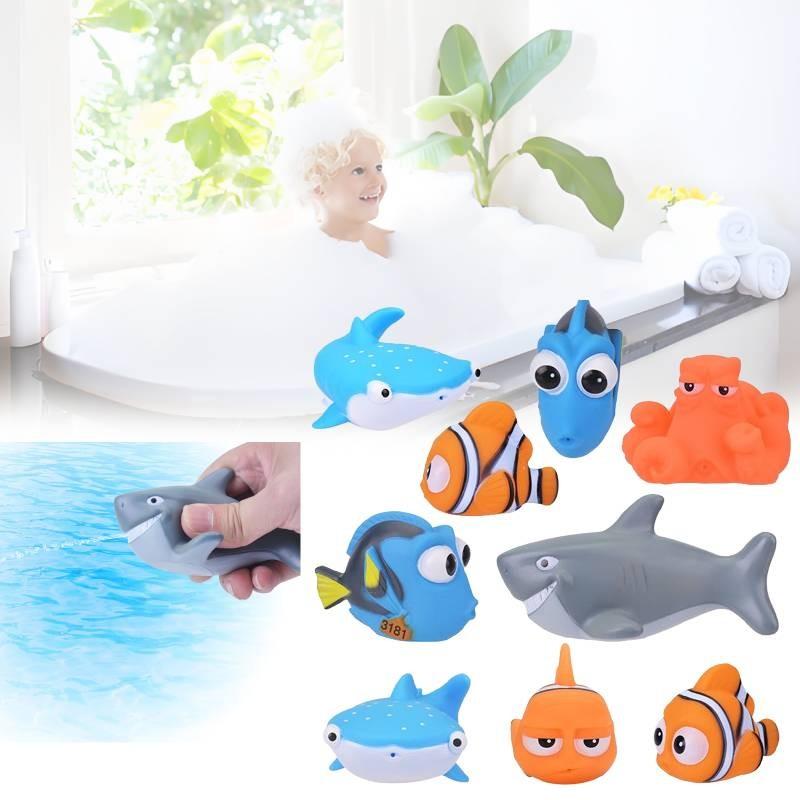Adorable Clownfish Bath Water Squeeze Toy For Engaging Visual And Sensory Experiences