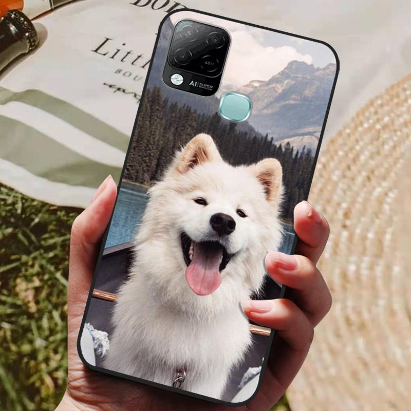 For Infinix Hot 10T Case Phone Cover Soft Silicone TPU Back Cases for Infinix Hot 10S NFC Case X689 Coques Hot10T  Hot10S Fundas