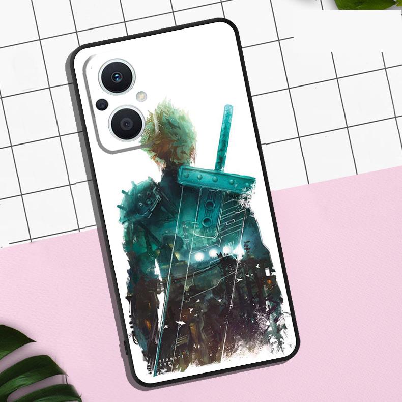 Final Fantasy Case For OPPO Reno 13F 12F 11F 8T 7 8 10 11 12 13 Pro OPPO Find X8 X6 Pro X3 X5 Lite Cover