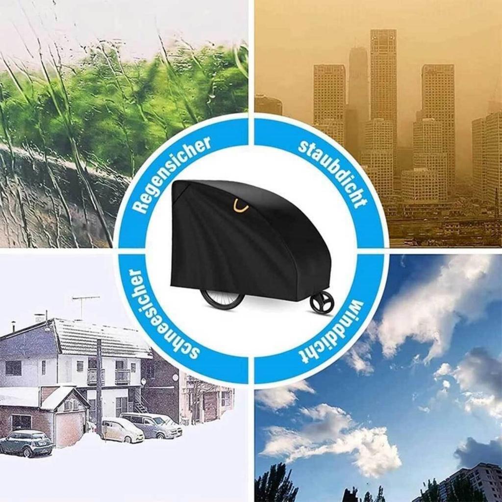 210D bicycle cover bicycle shed bicycle protective cover 140*85*100cm waterproof