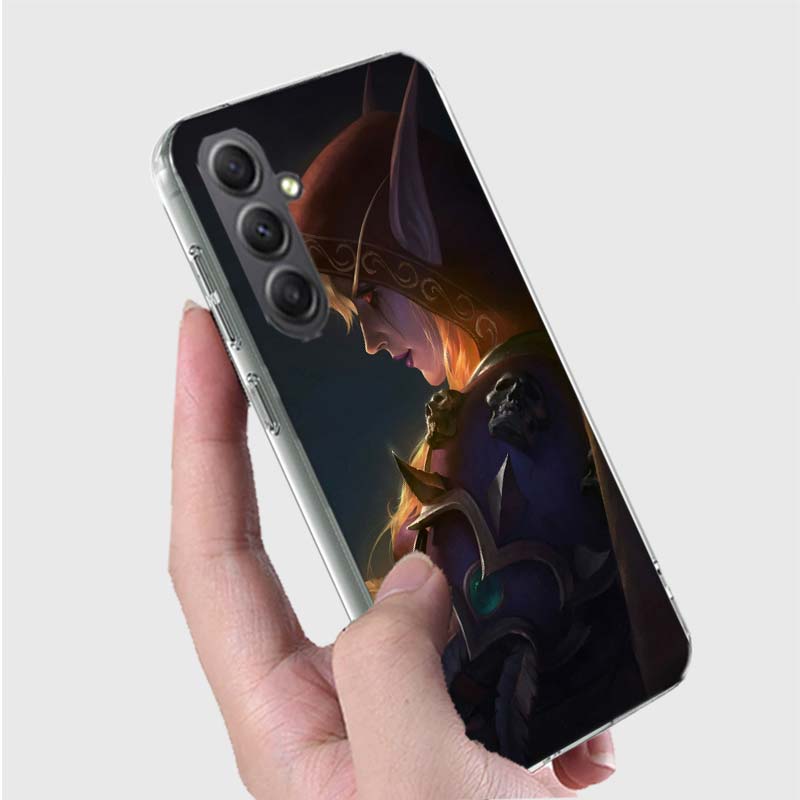 W-World Of W-Warcraft Elf Phone Case for Samsung A16 A26 A36 A56 A17 A37 A57 A07 A06 A02S A03 A04S A05S Galaxy Note 20 10 A50S A