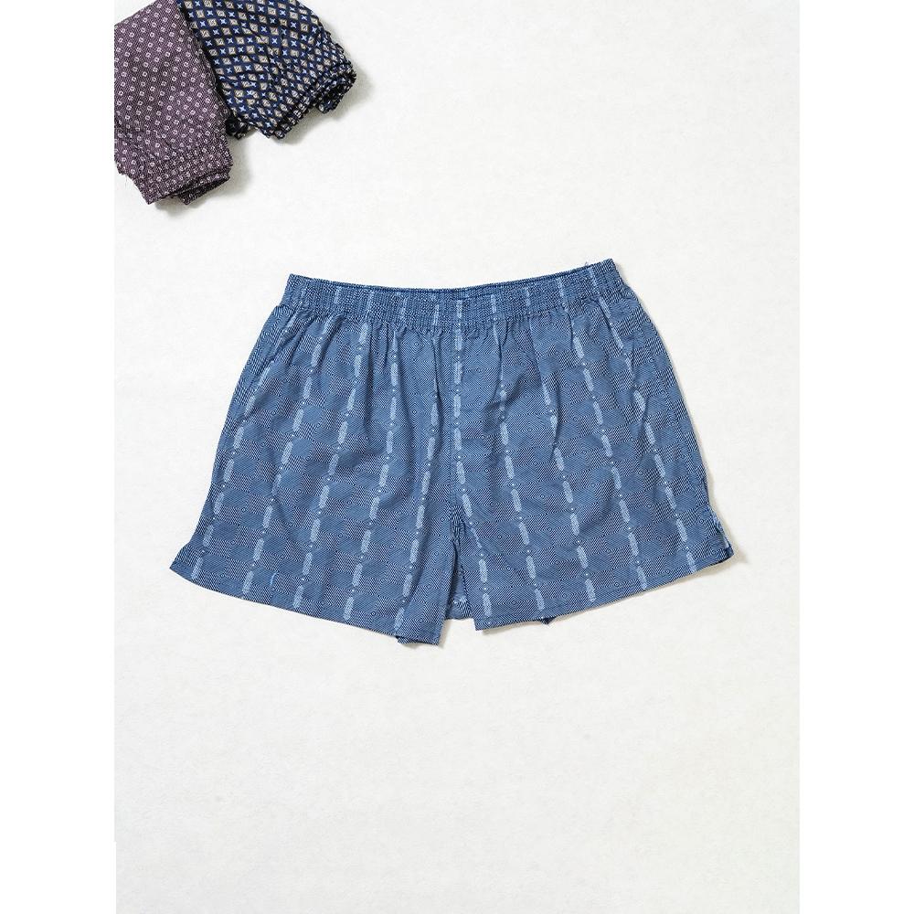 

Мужские хлопковые трусы DaiSo S 95 navy pattern