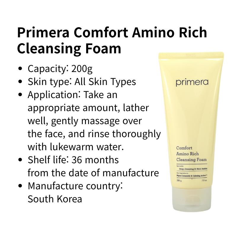 [Primera] Comfort Amino Rich Cleansing Foam 200g