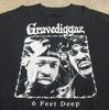 Gravediggaz Musik für Liebhaber Schwarzes T-Shirt Baumwolle Vollständige Größe Unisex T-Shirt