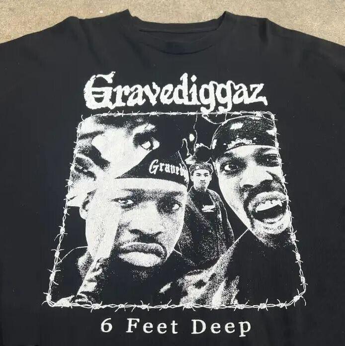 

Gravediggaz Music For Lovers Black T-Shirt Cotton Full Size Unisex T-Shirt S