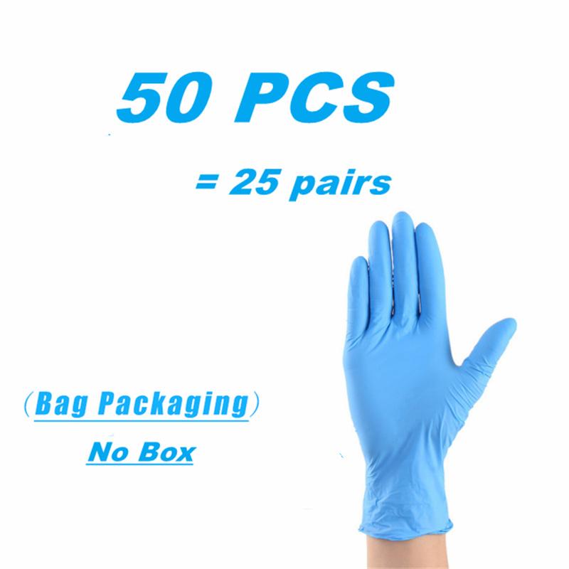 

Disposable Nitrile Gloves Waterproof Non-slip Latex Free Gloves for Household Cleaning Kitchen Dishwashing Gardening Work Gloves XS