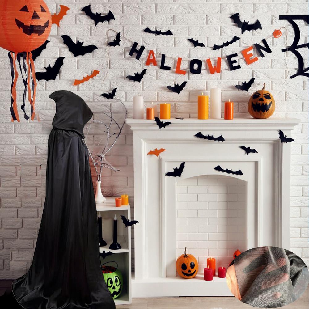 1 Stück Halloween Kapuzenumhang Umhang, Hexenkostüm, Vampirumhang, Zauberer Cosplay Kostüm für Halloween Umhang Kostüme Party Umhang