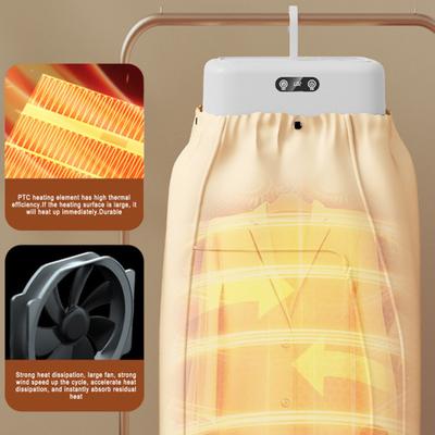 Mini Secadora Plegable Inteligente con Temporizador Secado Rápido Armario Doméstico con Bolsa de Secado Secadora de Abrigos y Ropa para Hogar Viajes de Negocios Residencia Universitaria