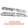 ABS Chrome Car Modification Accessory Door Handle Bowl Cover Trim Paste Style For Honda City Fit 2003 2004 2005 2006 2007 2008
