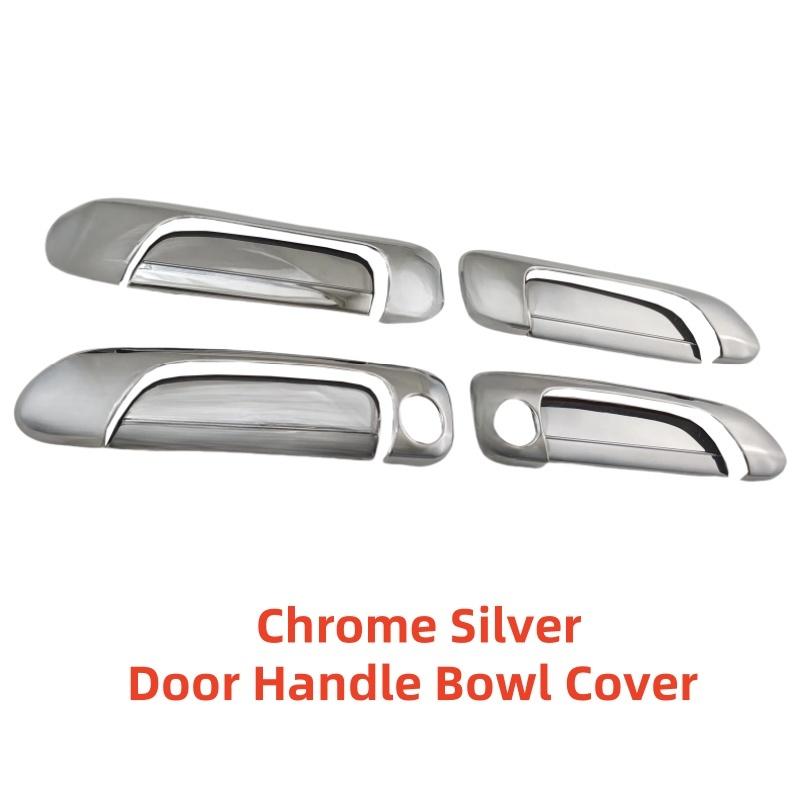 ABS Chrome Car Modification Accessory Door Handle Bowl Cover Trim Paste Style For Honda City Fit 2003 2004 2005 2006 2007 2008