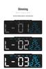 LED Alarm Clock - Multifunctional Desktop Clock with Temperature Display & USB Output, Multiple Alarms, Model 6668