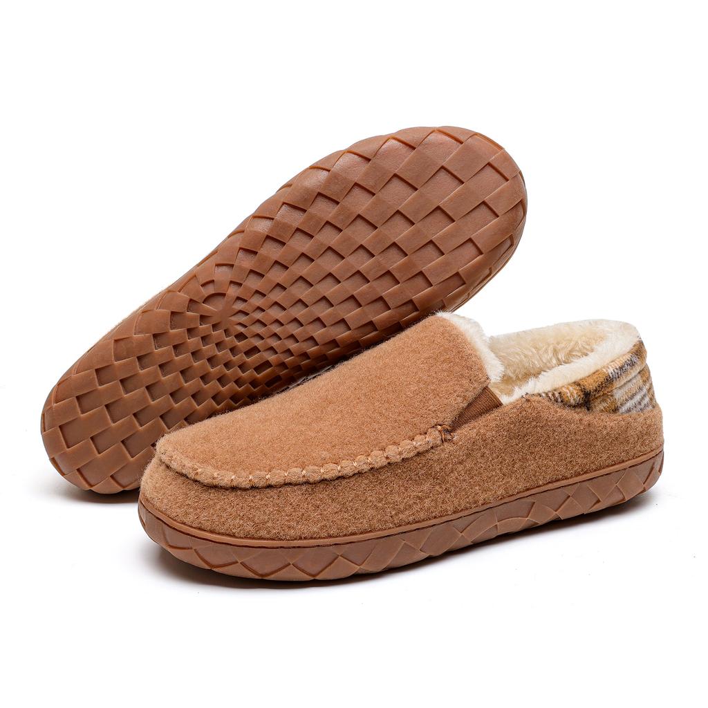 Winter Cotton Shoes Men Plus Cashmere Warm Thick Men with a Slip-on Loafers