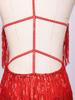 Damen Bauchtanz Bodysuit mit Fransen Pailletten Quasten Ausgeschnitten Rückenfrei Glänzend Jumpsuit