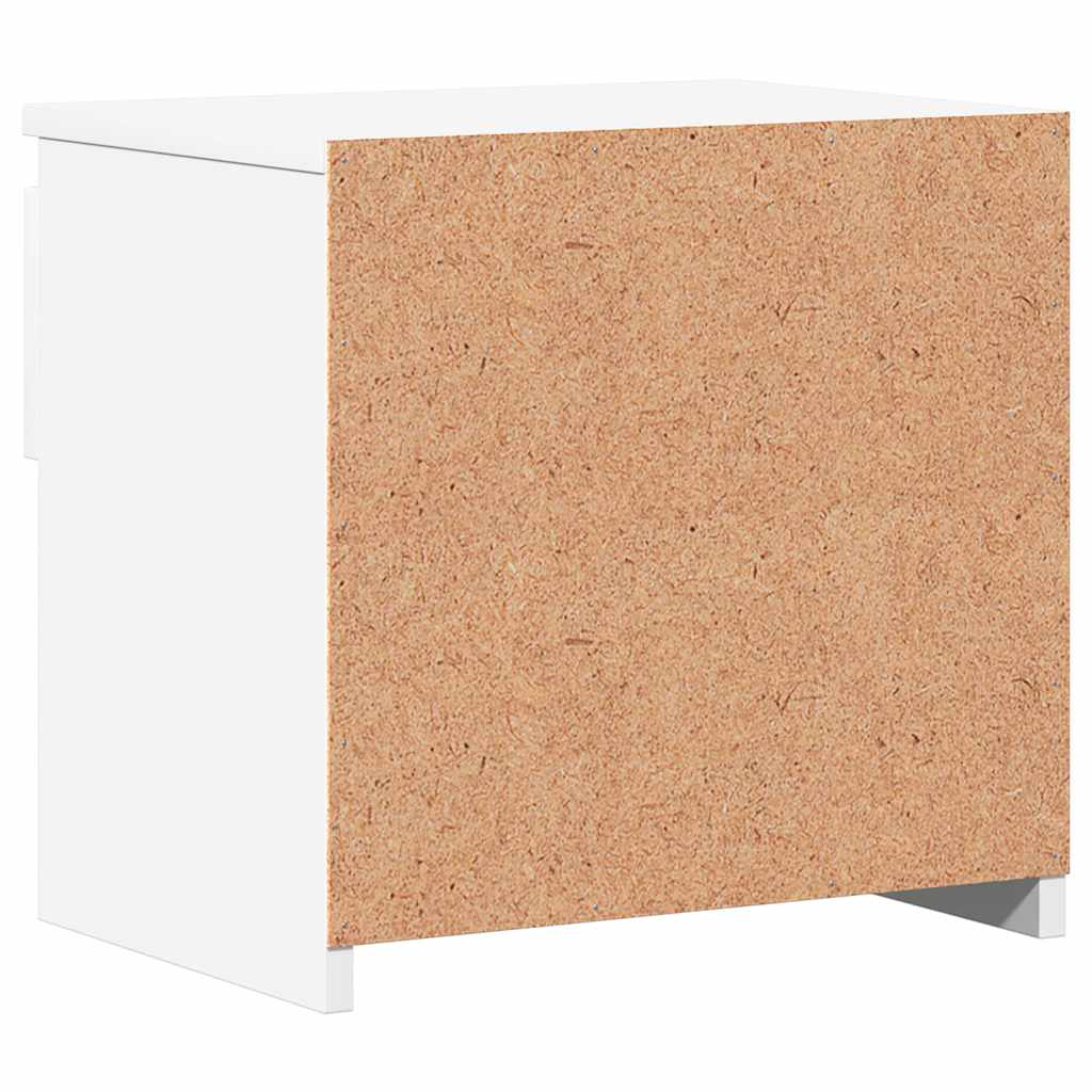 vidaXL Nachttische 2 Stk. Weiß 40x30x39 cm Holzwerkstoff
