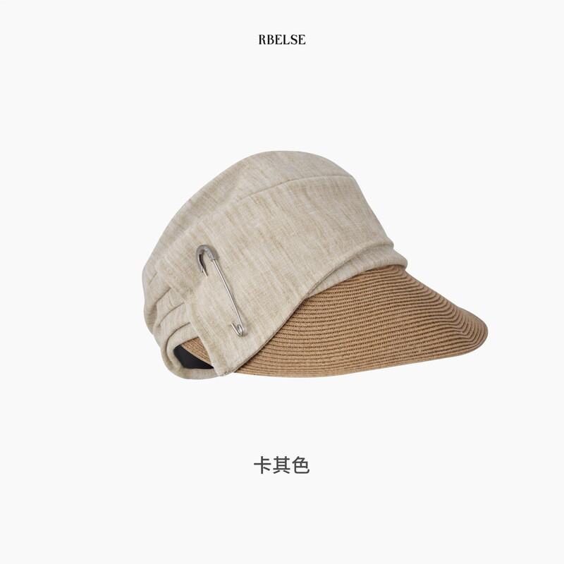 Womens Adjustable Wide Brim Sun Hat Outdoor Travel Commute Casual Baseball Cap Style Khaki