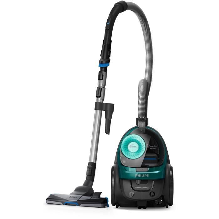 Aspirateur sans sac Philips Série 5000 - Mini-brosse turbo - 900W - Turquoise
