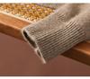 2024 Women's Autumn/Winter Thickened Slim Fit Cashmere Sweater - Semi-High Neck, Solid Color, Warm Knit Base Layer