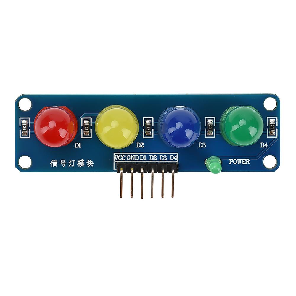 DC 3.3-5V ST009 Four Position LED Module Signal Light Red Yellow Green LED Module Traffic Light System Light