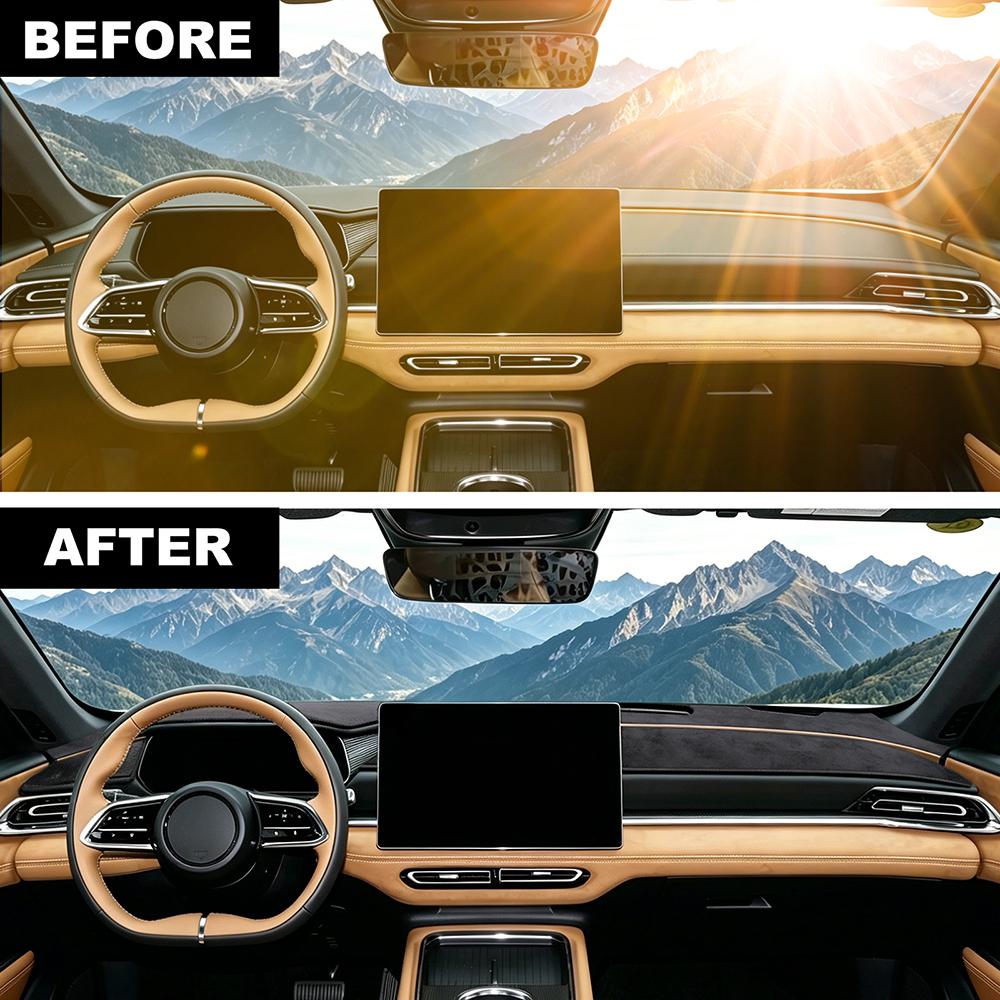 Dashboard Sunshade Mat for Mazda 6e 2025-2027 Anti-Glare UV Protection Carpet Organizer