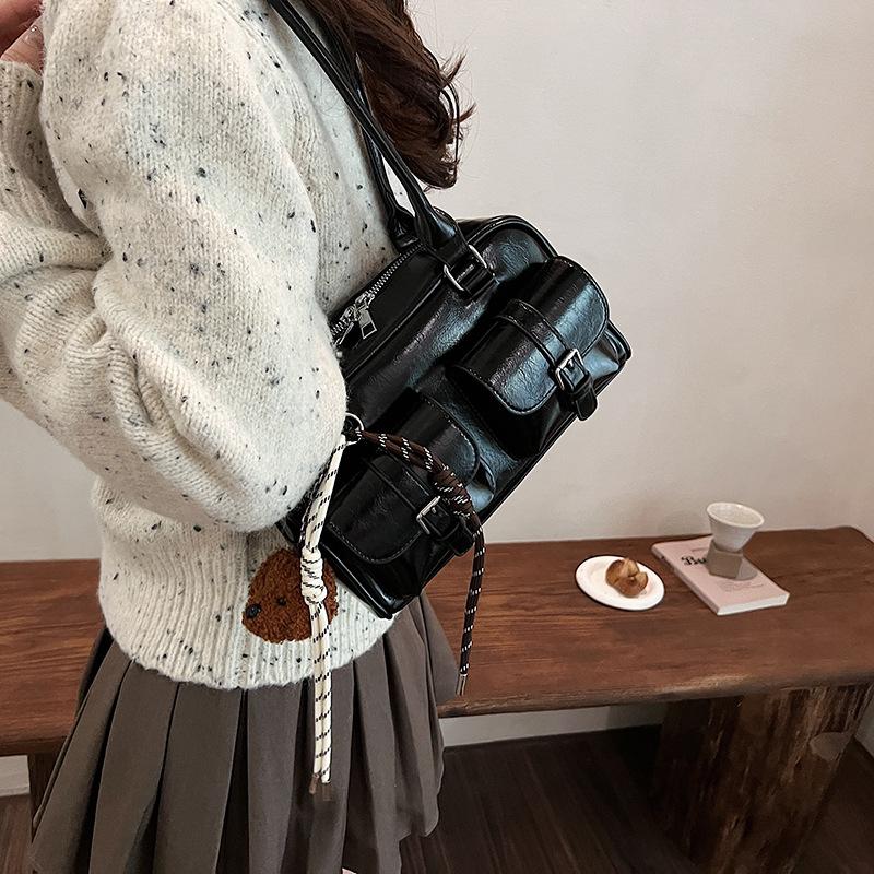 Large-capacity Underarm Bag, Women's Bag, Commuter Bowling Bag, Simple Single-shoulder Bag