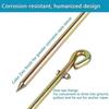 For Anchoring Ropes Metal Ground Rod Electric Fence Grounding Driving Into The Ground For Stability Electric Fence