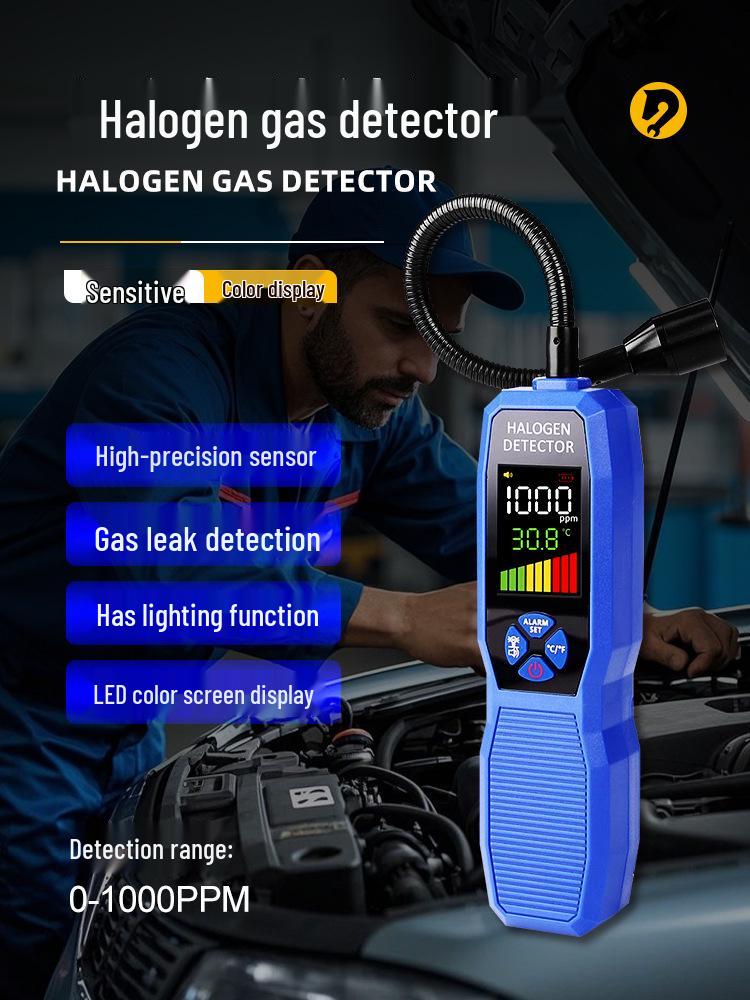 Mercedes-Techman Freon- och Halogengasläckagedetektor för Luftkonditioneringar