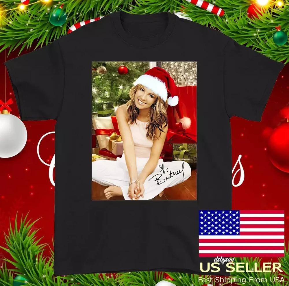 

Merry Christmas Britney Spears Gift For Family T Shirt Full Size S5XL SN177 Unisex T-Shirt XXL