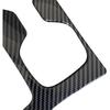 Ruihe Carbon Fiber Pattern Car Gear Shift Knob Console Panel Trims Cup Holder Frame Cover Compatible with Fit for Hyundai Santa Cruz 2022 2023 2024