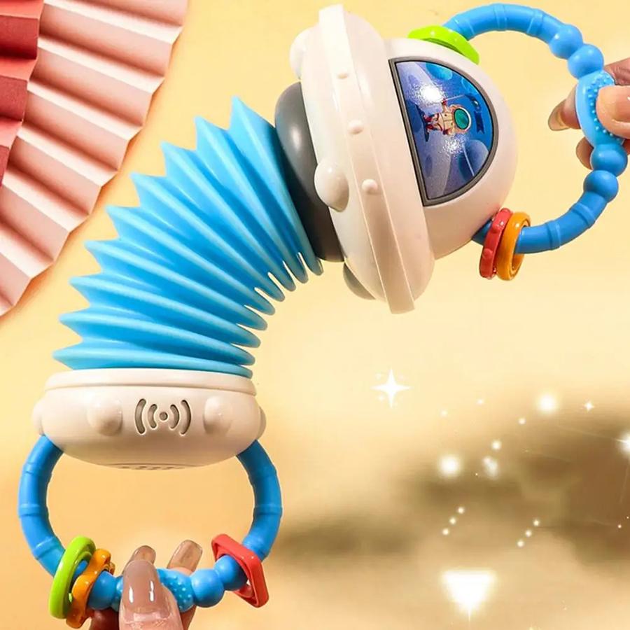 1pcs Music Development Sensory Learning Toy Spaceman Cartoon Accordion Toddler Baby Educational Instrument Children Toy Gift