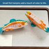 Non-Slip Small Claw Hairpin Thick Hair Compatible Barrettes Cute Salmon Fish Hair Clip  Women