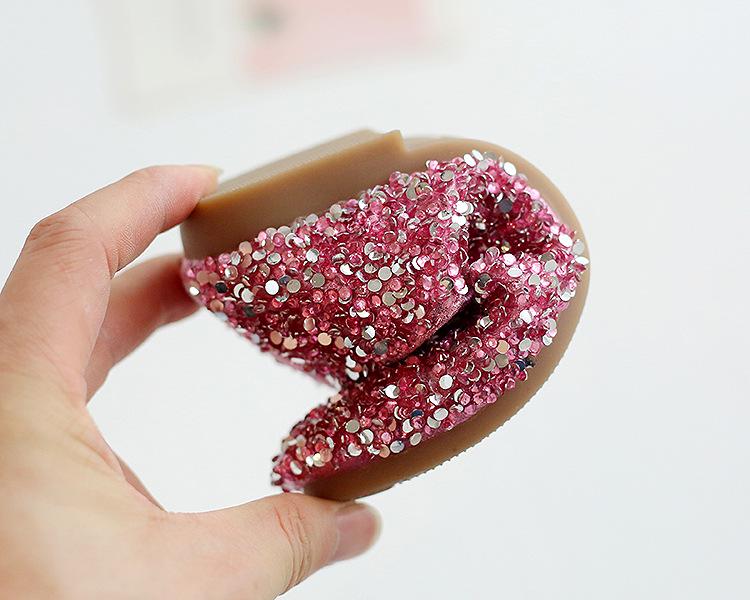 2025 Spring Girls' Sequined Leather Princess Shoes: Candy Colors, Korean Style, Soft Sole, Breathable.