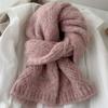 Albaka Alpaca Scarf for Women Winter New Wool Blended Korean Version Trendy Student High End Knitted