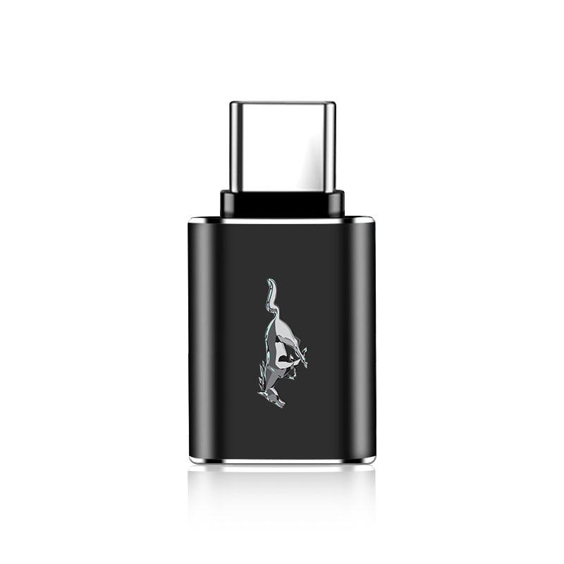 

1Pcs Car Usb Type C Cable Converter Charging Adapter Car Accessories For Ford Focus Mk2 Mk3 Fiesta Ranger Mondeo S-MAX Kuga Mustang mustang