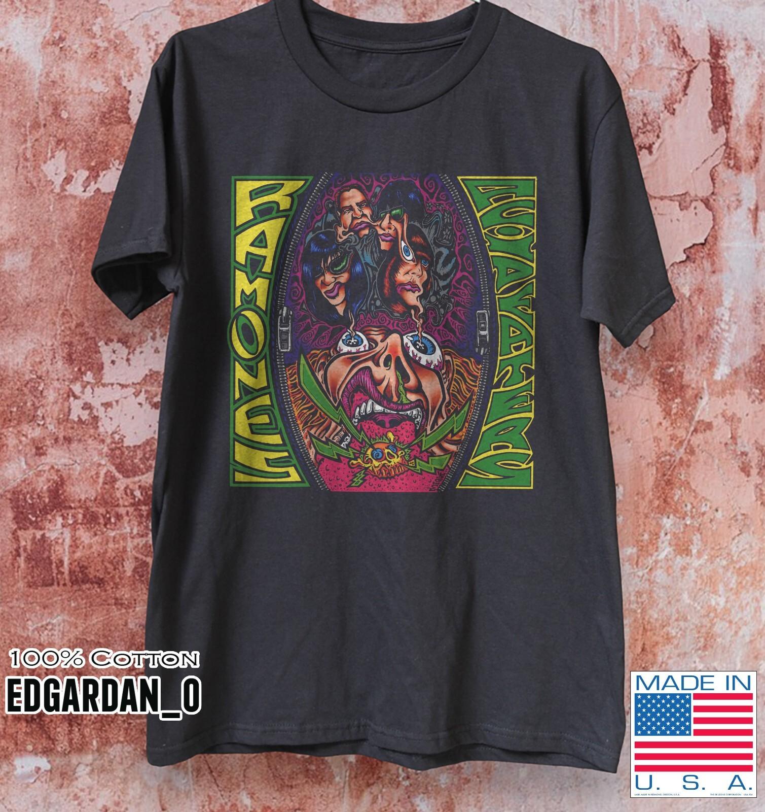Ramones - Acid Eaters Album Punk Rock Black T-shirt Size S-5XL XXXL