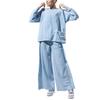 Nike Sweatshirts Women's Light Armory Blue Crew Neck Moderate Regular CZ9244-440