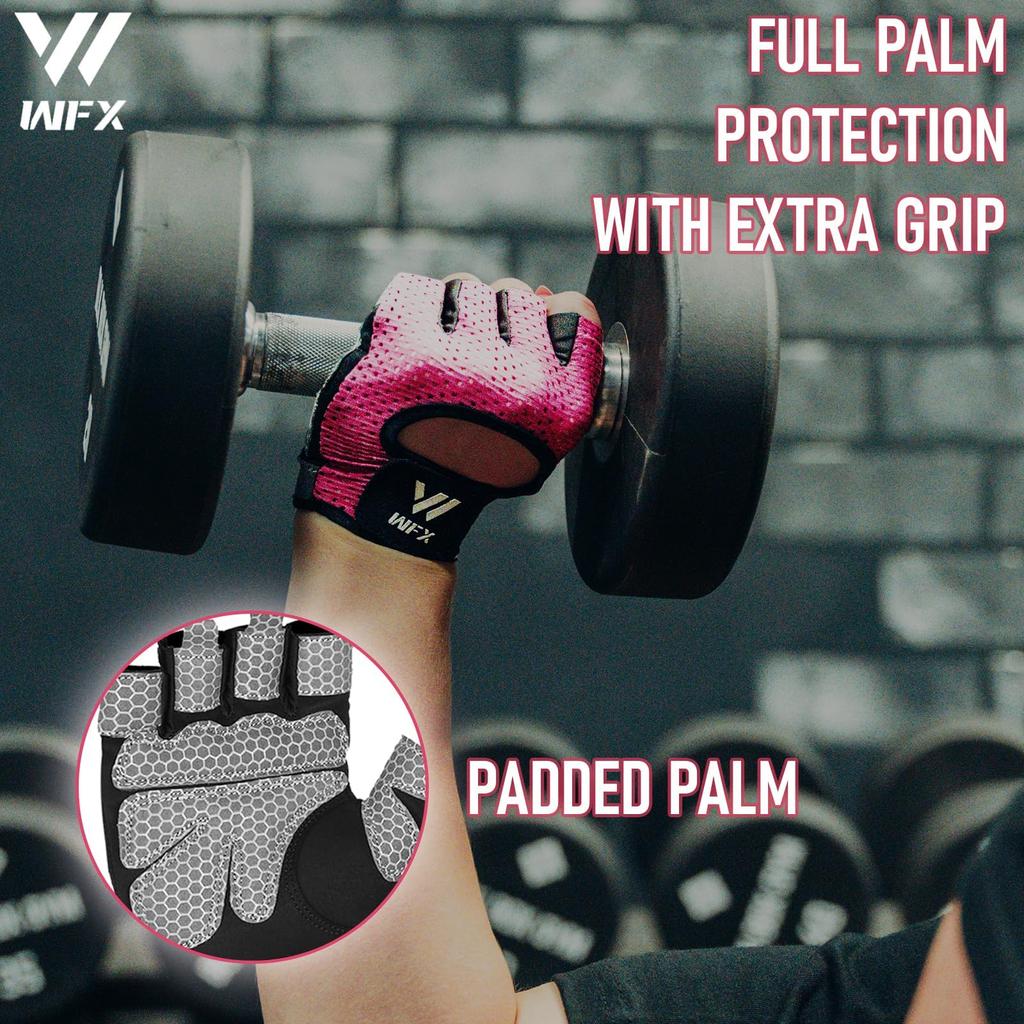 WESTWOOD FOX Breathable Fitness Gloves for Men Women Weightlifting Bodybuilding
