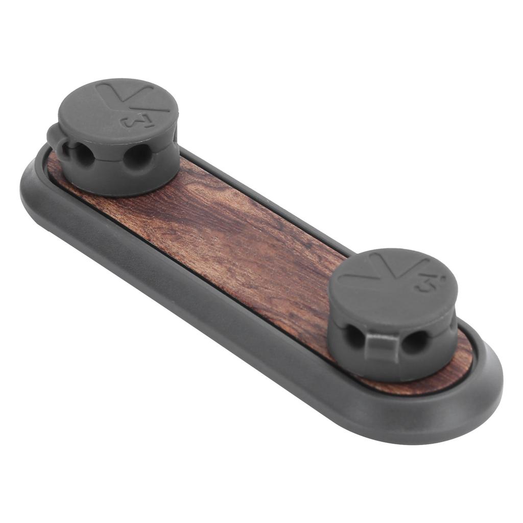 Magnetic Cable Clips Multipurpose Desktop Cord Management Organizer for Home Office Car UseWalnut