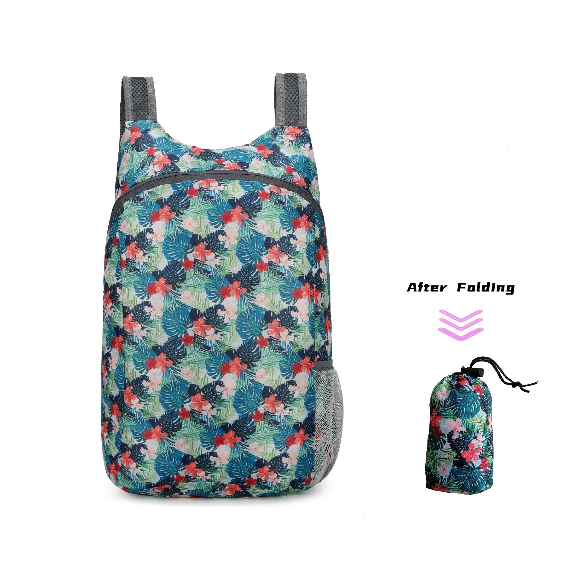 

Легкий складной рюкзак — портативная компактная дорожная сумка для походов на открытом воздухе, кемпинга и повседневного использования