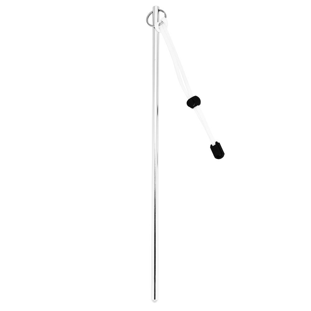 Aluminum Alloy Scuba Diving Noise Maker Stick Rod Pointer with Parachute Lanyard(Silver)
