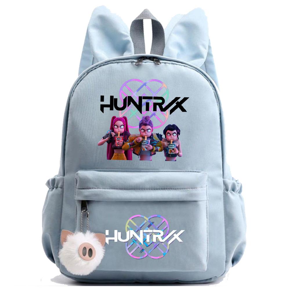 Anime K-Pop Printed Waterproof Backpack Student Teenager Bookbag for Boy Girl Bookbag Schoolbag Women Large Capacity Travel Bag Kid Gift Mochila