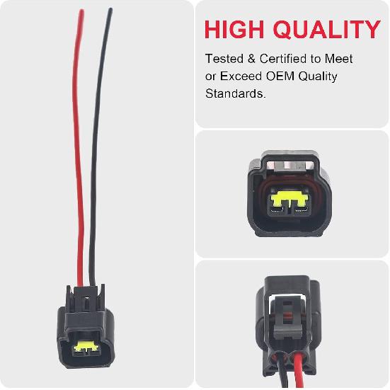 Modular Ignition Coil Female Connector Plug Wire Harness Pigtail Fits for 4.6L 5.4L 6.8L Ford F150 F250 F350 Super Duty Mustang Explorer Expedition