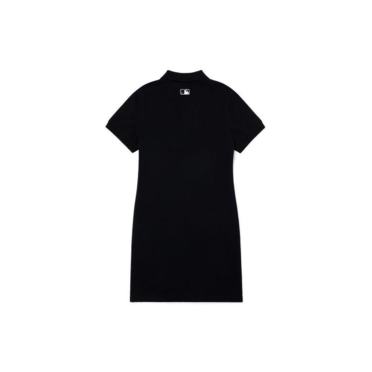 New MLB Short Sleeved Dress Women's Black 3FOP00623-50BKS