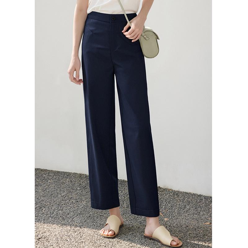 Women s 2025 Autumn/Winter High-Waisted Slimming Casual Wide-Leg Trousers Small