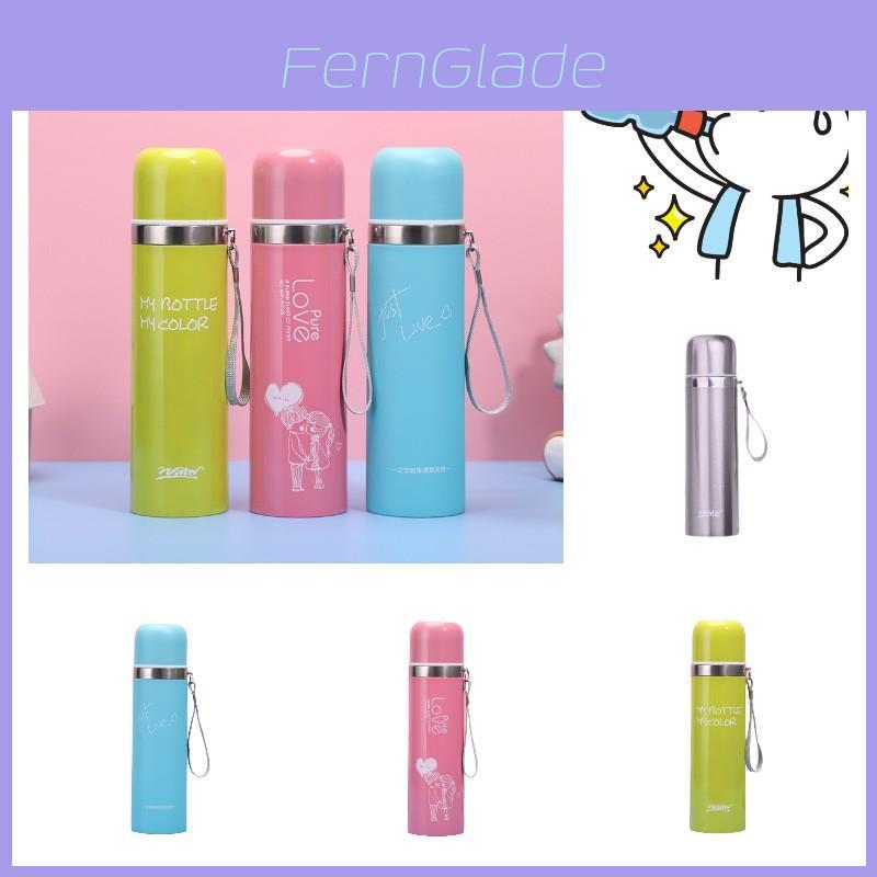 304 Stainless Steel Vacuum Insulated Bullet Shape Water Mug Cartoon Style 12-24 Hours Of Thermal Performance