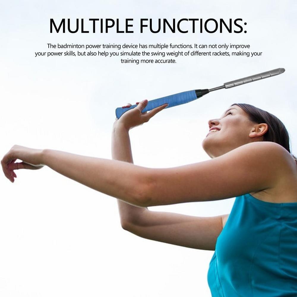 Stainless Steel Badminton Training Stick Training Tool Badminton  Sport Equipment