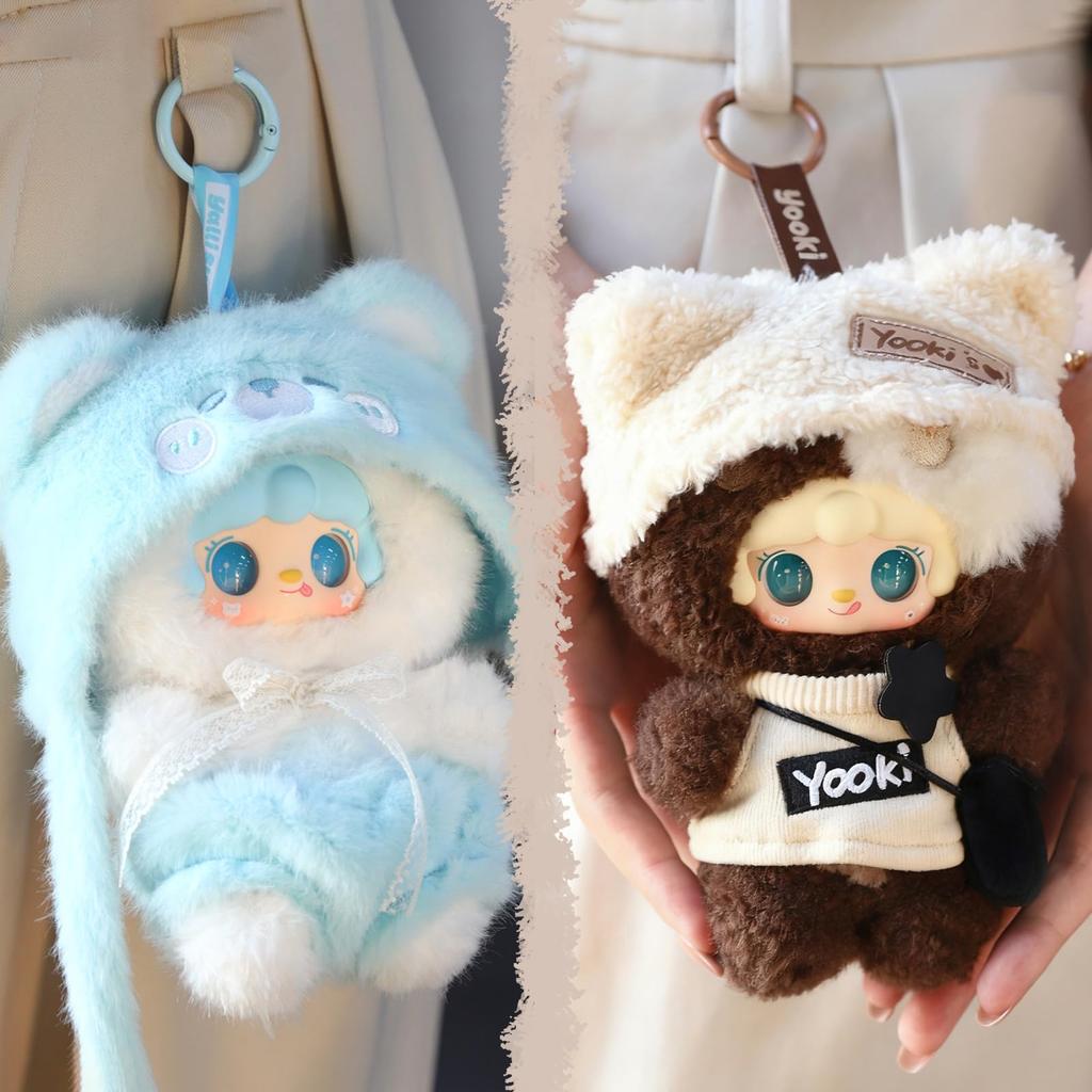TOP TOY x Yooki Seria Hibernacji Pluszowy Wisiorek Gachapon Pudełko Niespodzianka Figurka Model Plastikowy Zabawka Premium Miękki Winyl Prezent Urodzinowy Oryginalna Postać